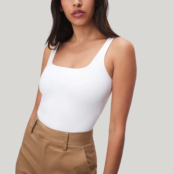 NEW Good American Scuba Modern Tank Bodysuit — Compressive Stretch Bodysuit Med - Picture 1 of 7